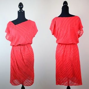 VINCE CAMUTO Coral Sequins Dress